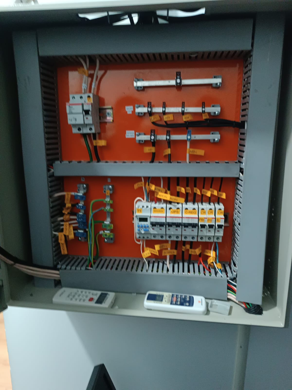 Tablero eléctrico instalado
